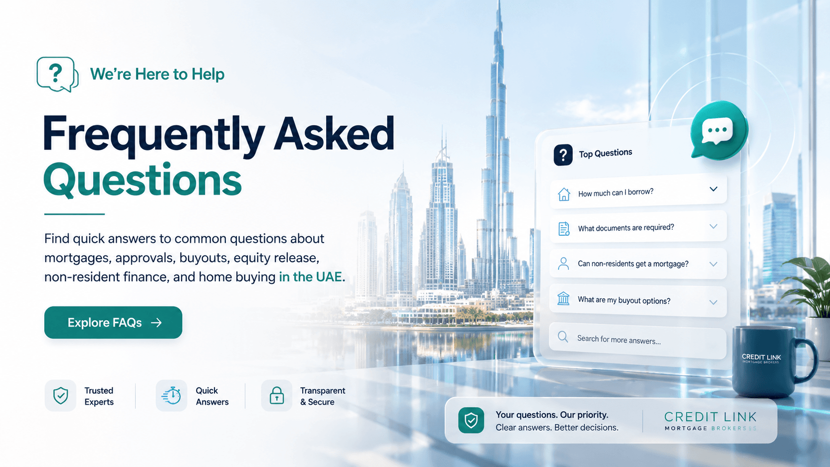 Frequently Asked Questions - Credit Link