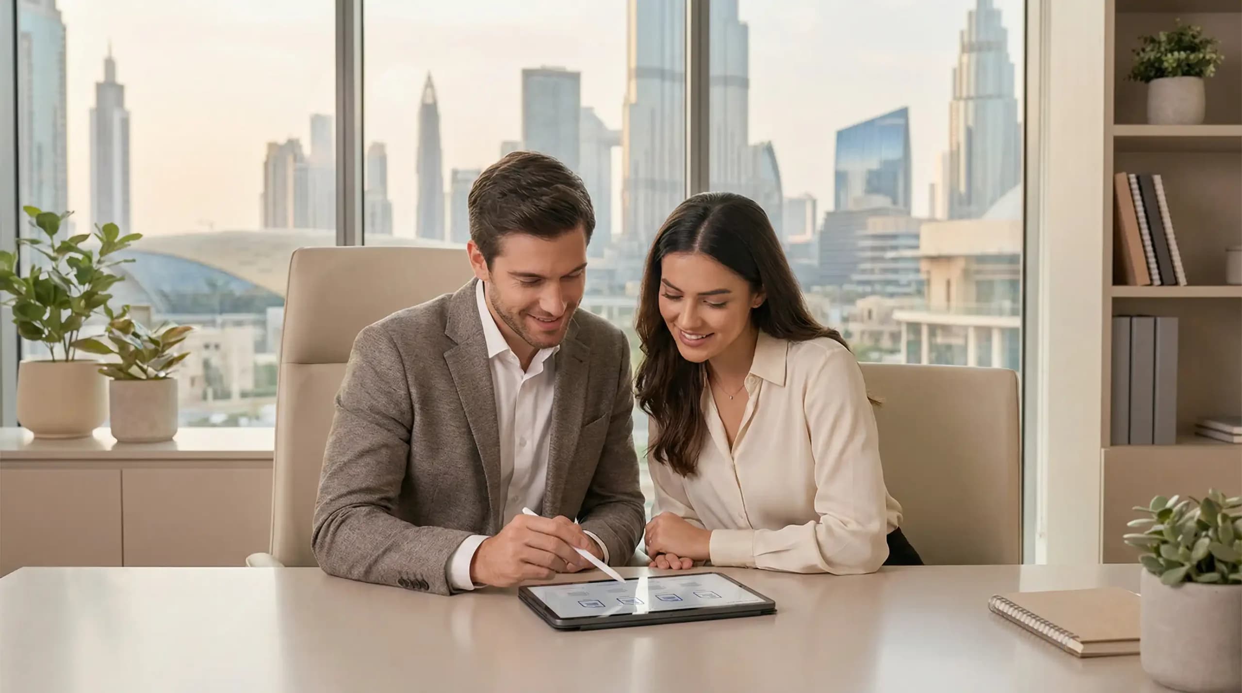 Modern Dubai Mortgage Couple scaled