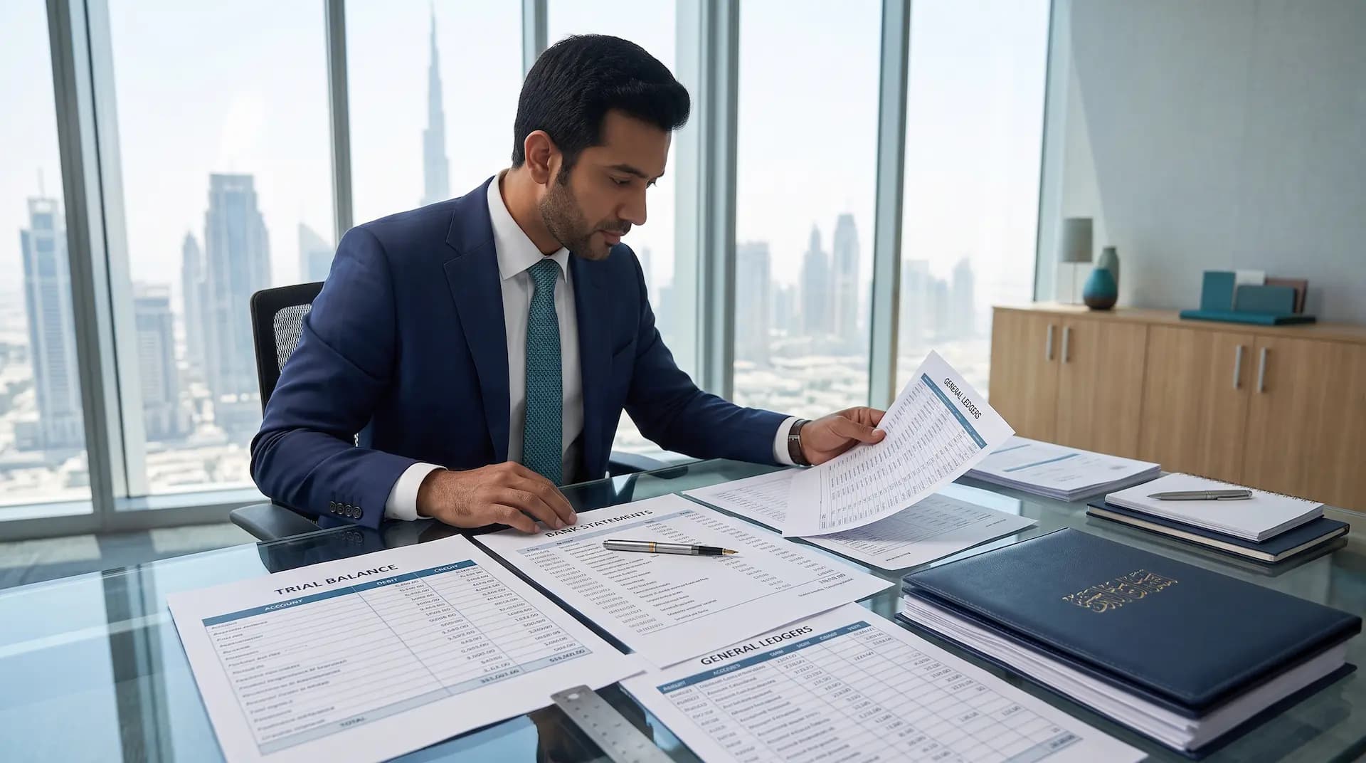 Reviewing trial balance, bank statements and ledgers for Corporate Tax